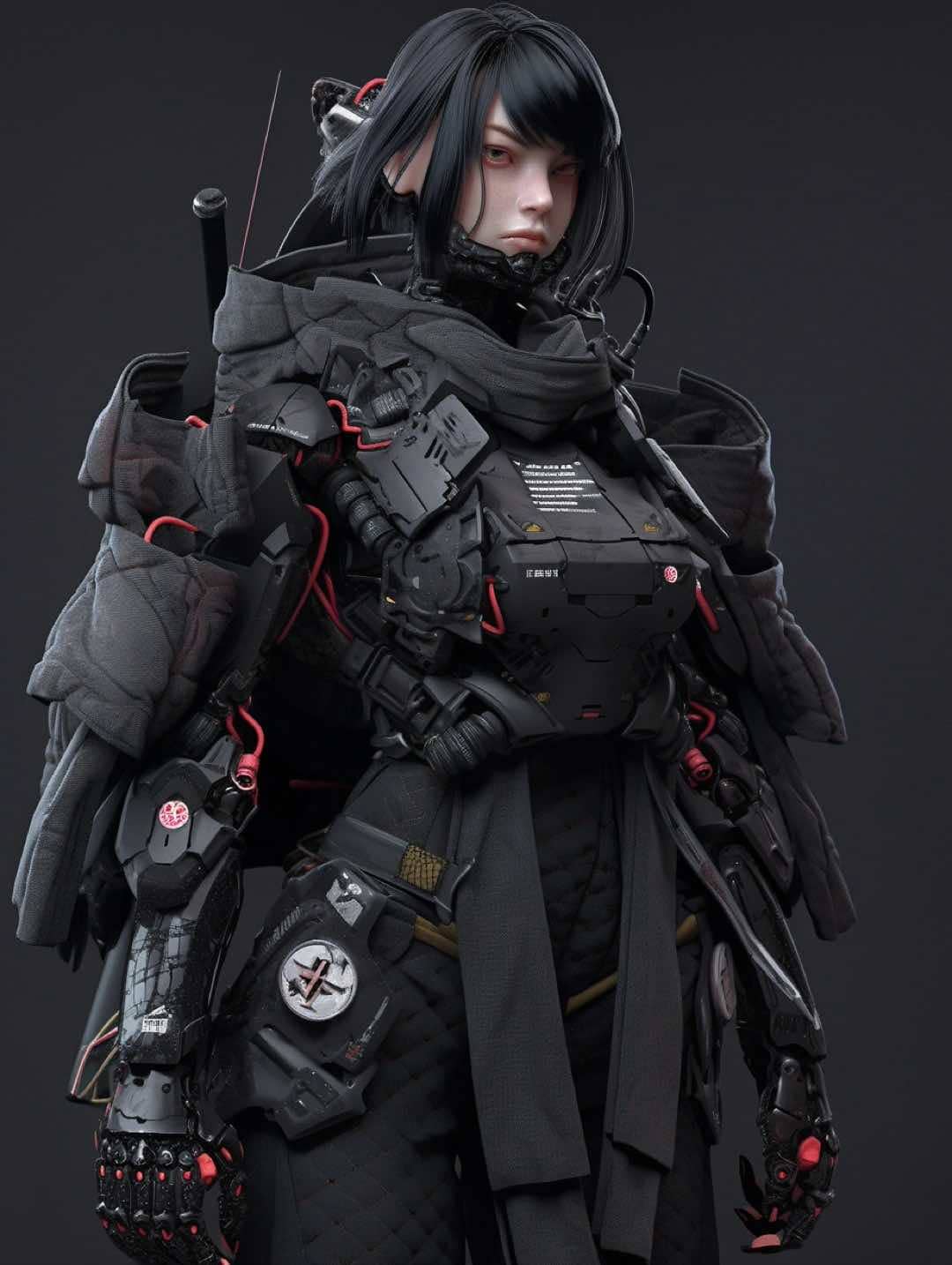 Cyberpunk character explorations – Whispers & Giants